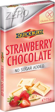 Quickbury NSA Epres Fehér csokoládé tábla 75g