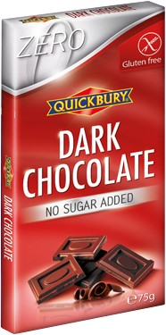 Quickbury NSA Étcsokoládé tábla 75g