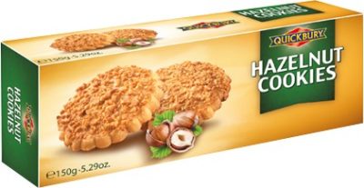 Quickbury Mogyorós keksz 130g
