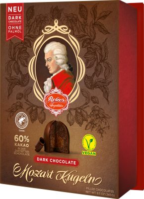 Reber Mozart Golyók 60% Étcsokoládéval (12db) Barokk 240g