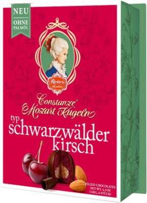 Reber Constanze Meggyes-Marcipános golyók Barokk (6 db) 120g