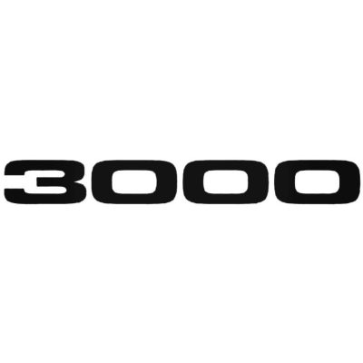 3000 felirat - Szélvédő matrica