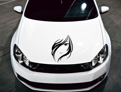 Lány arc tuning (1db) matrica 