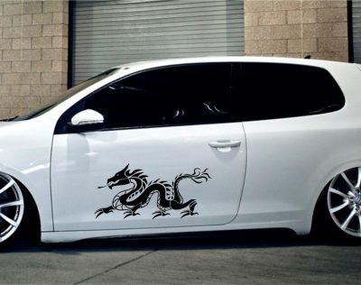 Léptető sárkány tuning (1db) matrica 