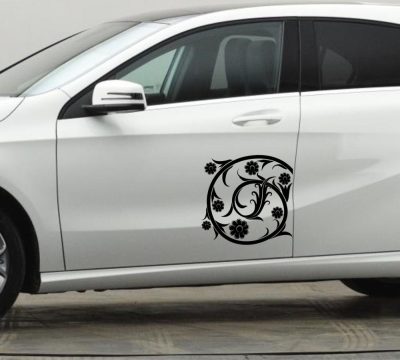 Tekeredő virág tuning (1db) matrica 