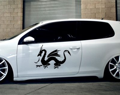 Tüzet hányó sárkány tuning (1db) matrica