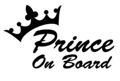 Baby on Board Prince tábla autómatrica