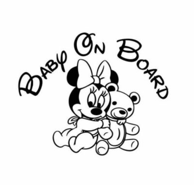 Baby on Board Minnie macival autómatrica