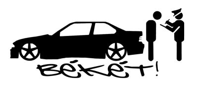 BMW matrica BÉKÉT