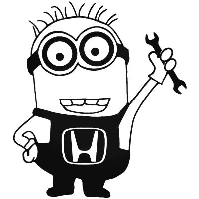 Minion Honda matrica