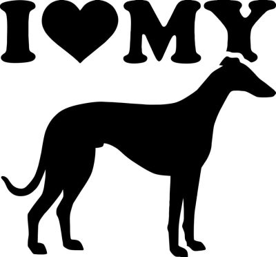 I LOVE MY Agár matrica 