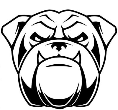 Bulldog matrica 4