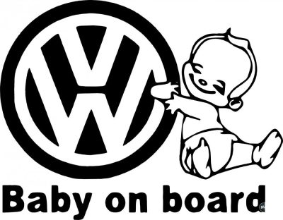  Baby on Board Volkswagen autómatrica