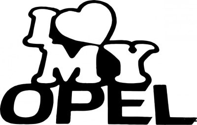 I Love my OPEL matrica