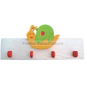 Gabeliz Fa 4 akasztós fogas #csiga