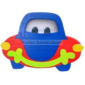 Gabeliz Fa falikar #autó kék-piros