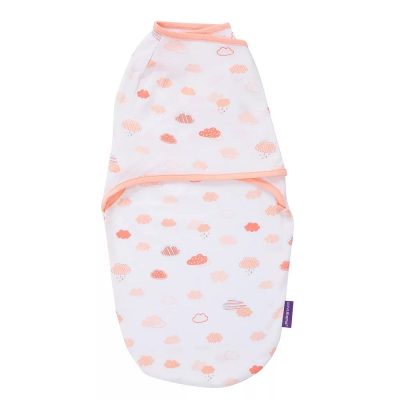 Clevamama Pocaklakó pólya #Korall/Felhő