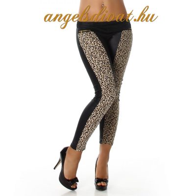 ELŐL LEO BERAKÁSOS CIPZÁR DÍSZ ZSEBES NŐI NADRÁG.