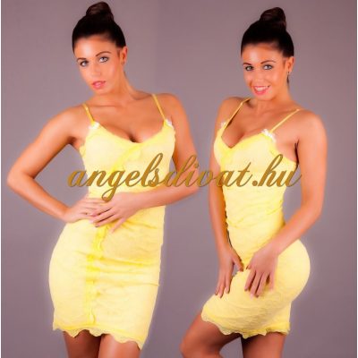 SÁRGA CSIPKE MINIRUHA