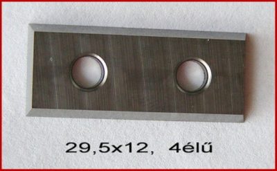 Cserelapka 29,5 x 12 mm 4 élű