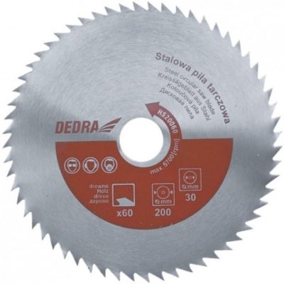 DEDRA Körfűrészlap 315x30 mm Z=80