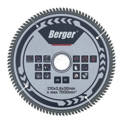 Körfűrészlap 250x2,8x30 mm Z=100 BERGER