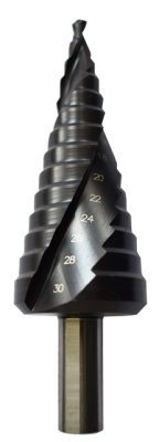 Lépcsős lemezfúró 4-30 mm HSS-TiAIN ABRABORO