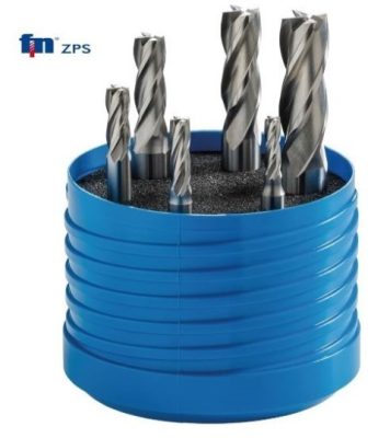 Ujjmaró készlet, 4 élű, 6 részes, HSS-E-Co8, 4-12 mm Weldon