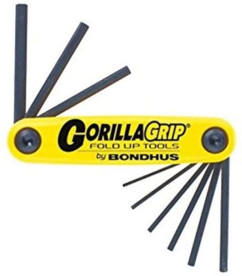 BONDHUS Imbuszkulcs készlet 3/16-3/8" 5 részes GorillaGrip