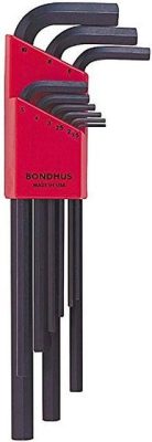 BONDHUS Imbuszkulcs készlet 1,5-10 mm 9 részes 