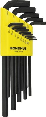 BONDHUS Imbuszkulcs készlet 0,050-3/8" 13 részes 