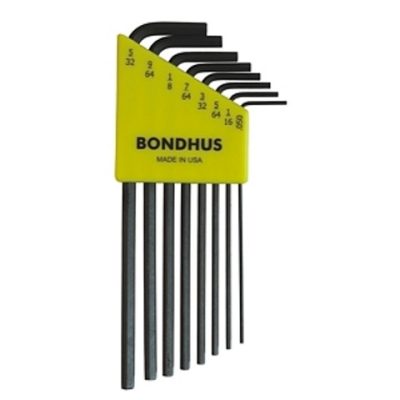 BONDHUS Imbuszkulcs készlet 0,050-5/32" 8 részes 
