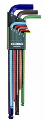 BONDHUS Imbuszkulcs készlet 1,5-10 mm 9 részes XL színes