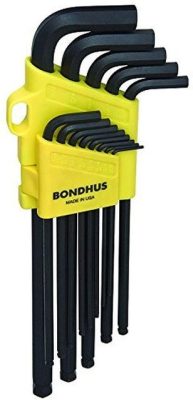 BONDHUS Imbuszkulcs készlet 0,050-3/8" 13 részes XL