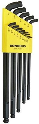 BONDHUS Imbuszkulcs készlet 0,050-3/8" 13 részes 