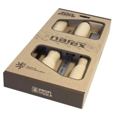 NAREX asztalosvéső készlet fa nyéllel 4r. 8-32 mm