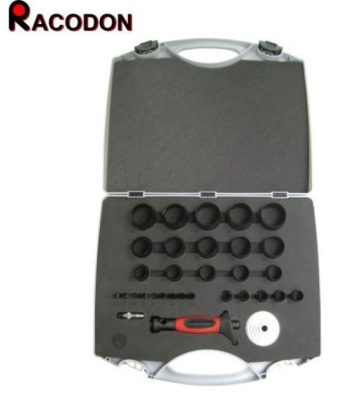 RACODOM Tömítéskivágó klt. 2-50 mm 31 részes