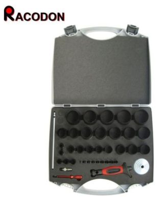 RACODOM Tömítéskivágó klt. 2-60 mm 36 részes