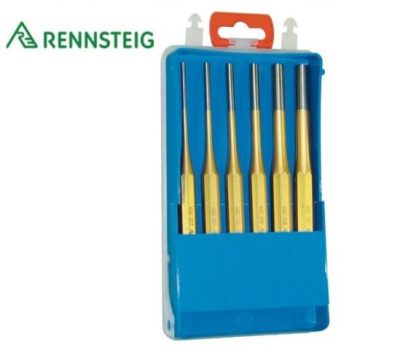 RENNSTEIG Csapszegkiütő klt. 6 részes, műanyag kazettában
