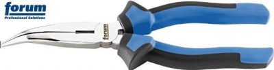 FORUM Félkerekcsőrű fogó, hajlított, kétkomponensű nyél