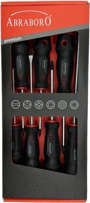 Csavarhúzó készlet 7 részes ABRABORO T2