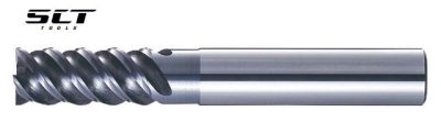 SCT Keményfém ujjmaró, 4 élű, 4,0 mm 55°, AICr, 60 HRC, hengeres
