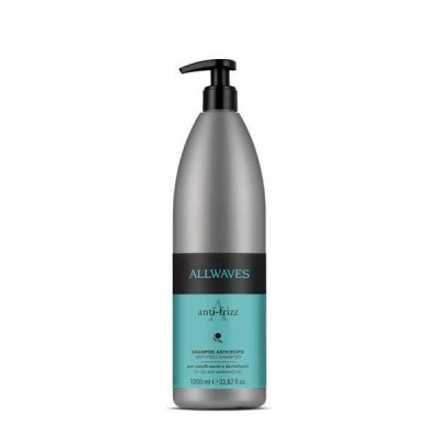 Allwaves Anti-Frizz sampon Száraz hajra és élettelen hajra, 500 ml