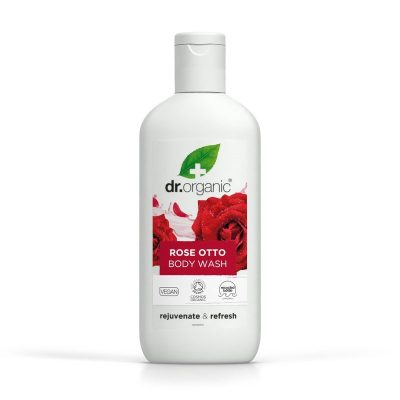 Dr Organic tusfürdő bio damaszkuszi rózsával, 250 ml