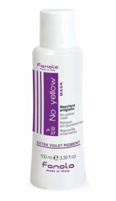 Fanola No Yellow hamvasító pakolás, 100 ml