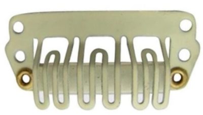 Hair Power tresszcsat hajhosszabbításhoz, szőke, 3,2 cm