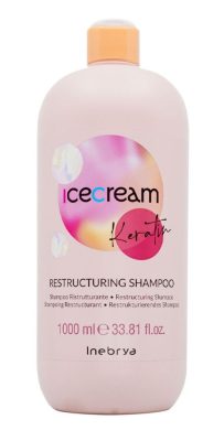 Inebrya Ice Cream Keratin Restructuring sampon, 1 l