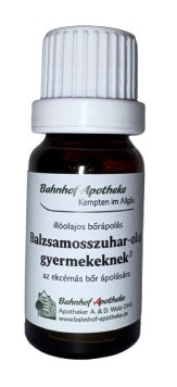Stadelmann balzsamosszuhar olaj gyerekeknek (ekcéma kezelésére), 10 ml
