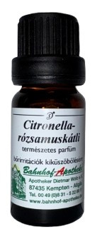Stadelmann Citronella-rózsamuskátli természetes parfüm (rovarűző olaj), 10 ml
