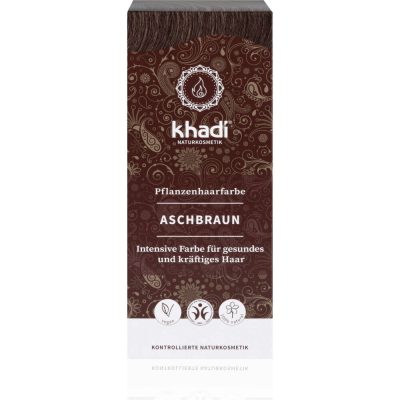 Khadi növényi hajfesték hamvasbarna, 100 g